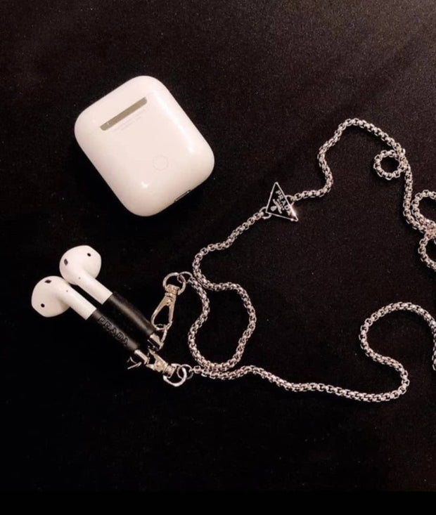 Silver Airpods Holder for Men and Women