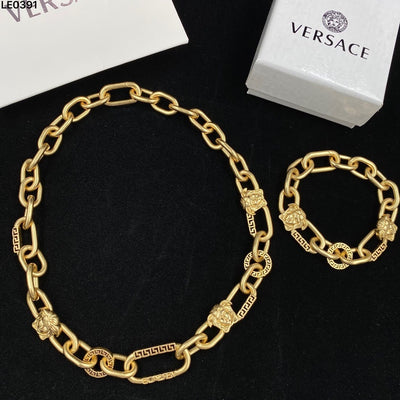 Gold Versace set  Necklace and Bracelet