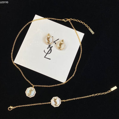 Gold Yves Saint Laurent Set